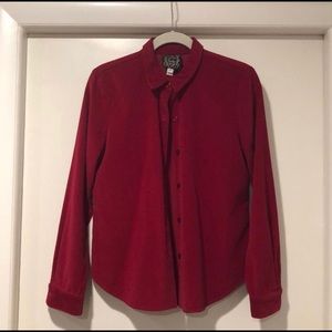 Cynthia Rowley Velvet Button Down